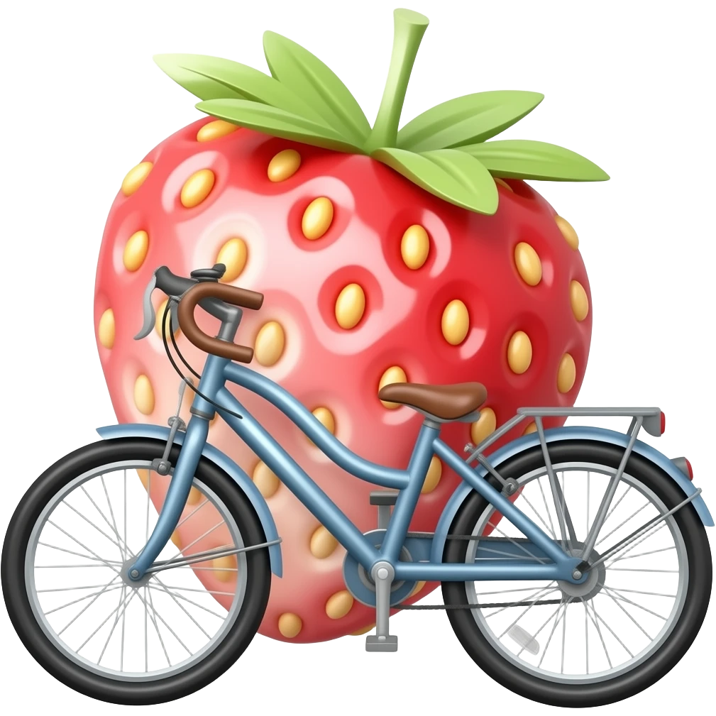 🍓🚲 emoji