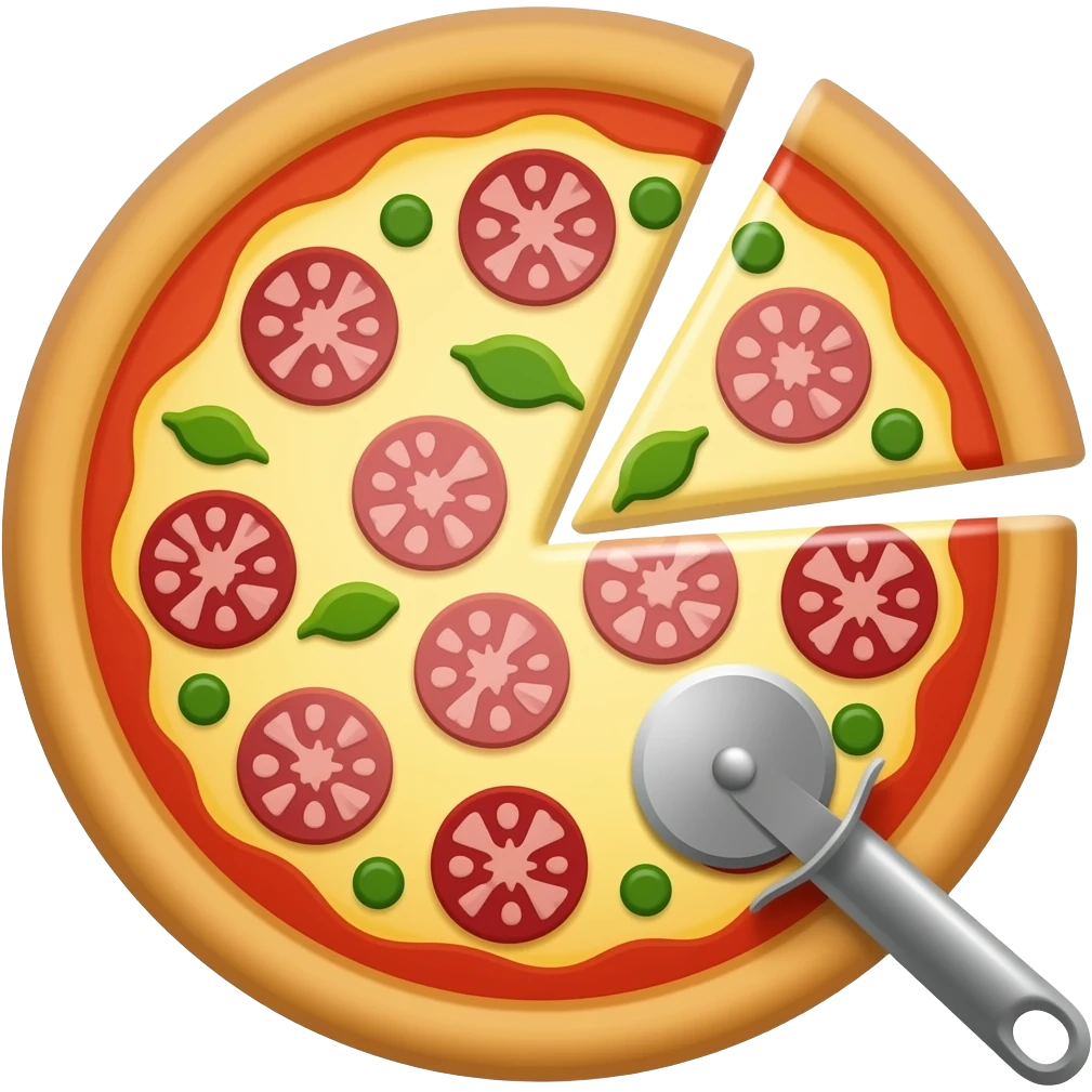 a pizza cutter emoji