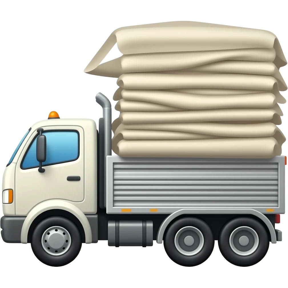 cloth truck emoji