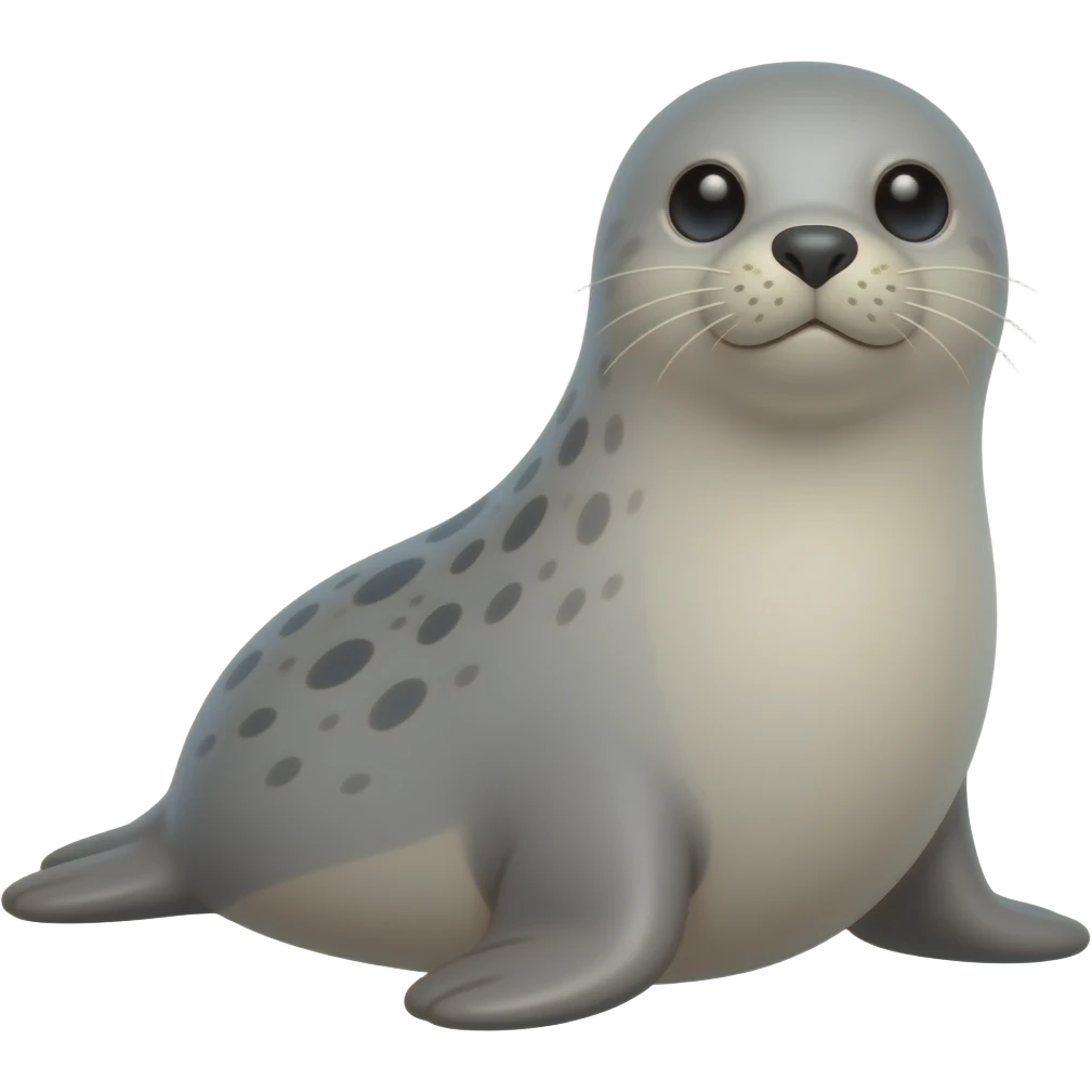 Cartoon seal emoji