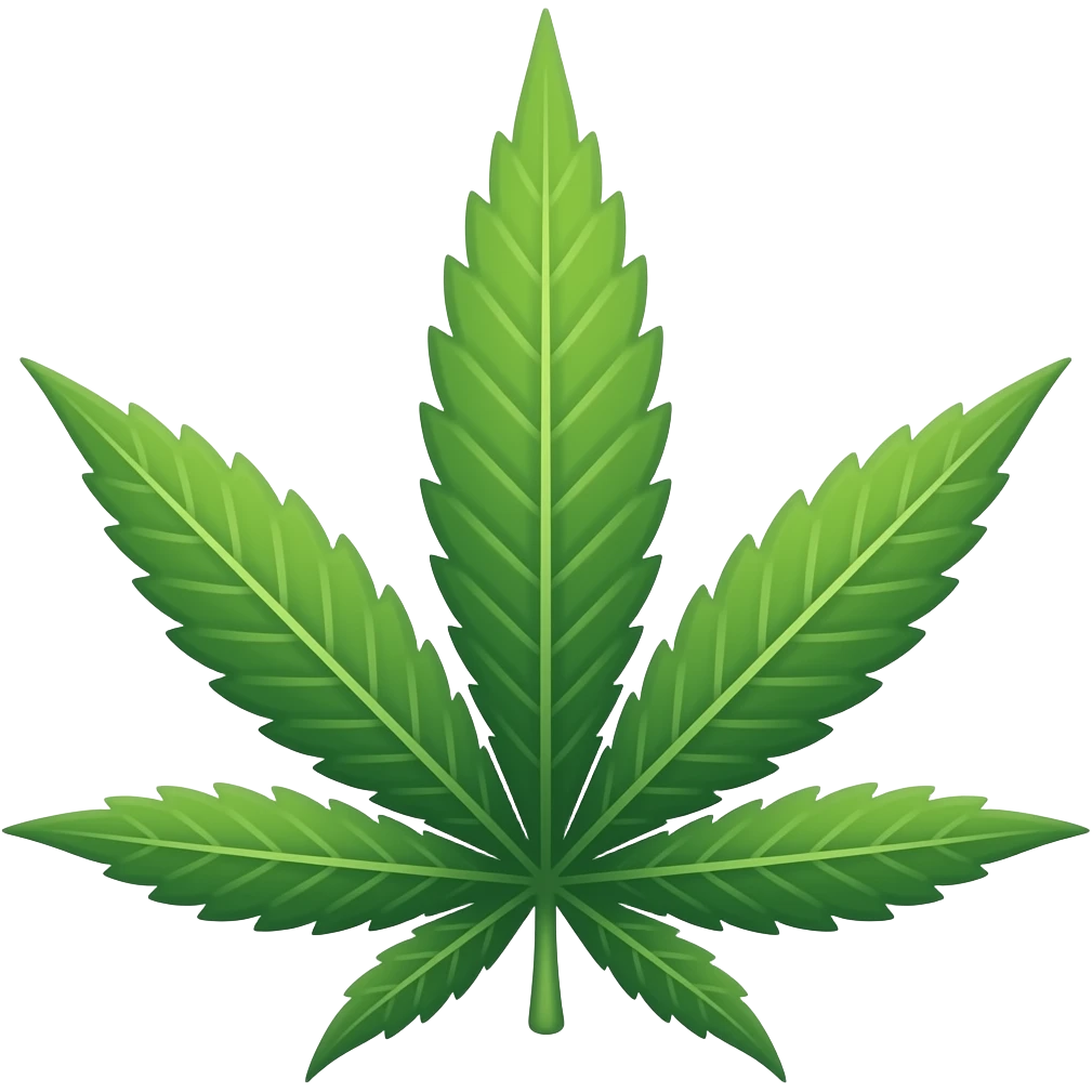Cannabis leaf emoji