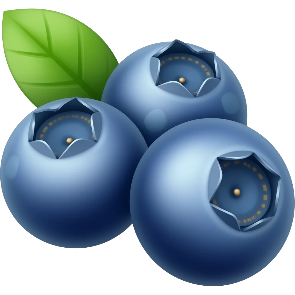 blue berrys emoji