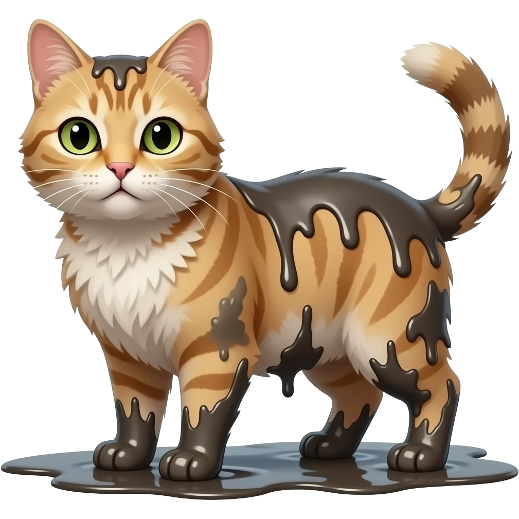 Bad Muddy cat emoji