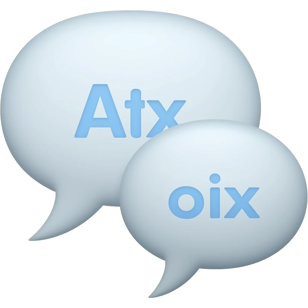 ai chat bubbles emoji