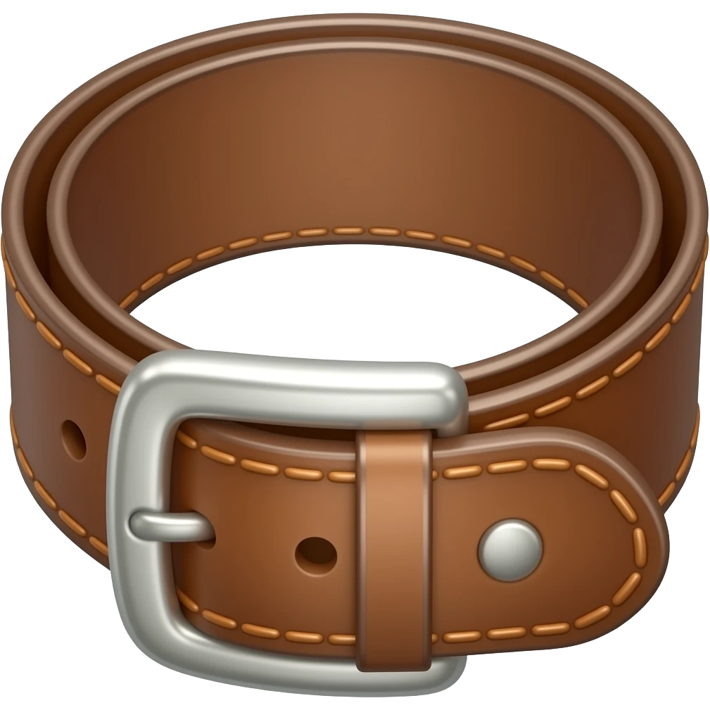 leather belt emoji