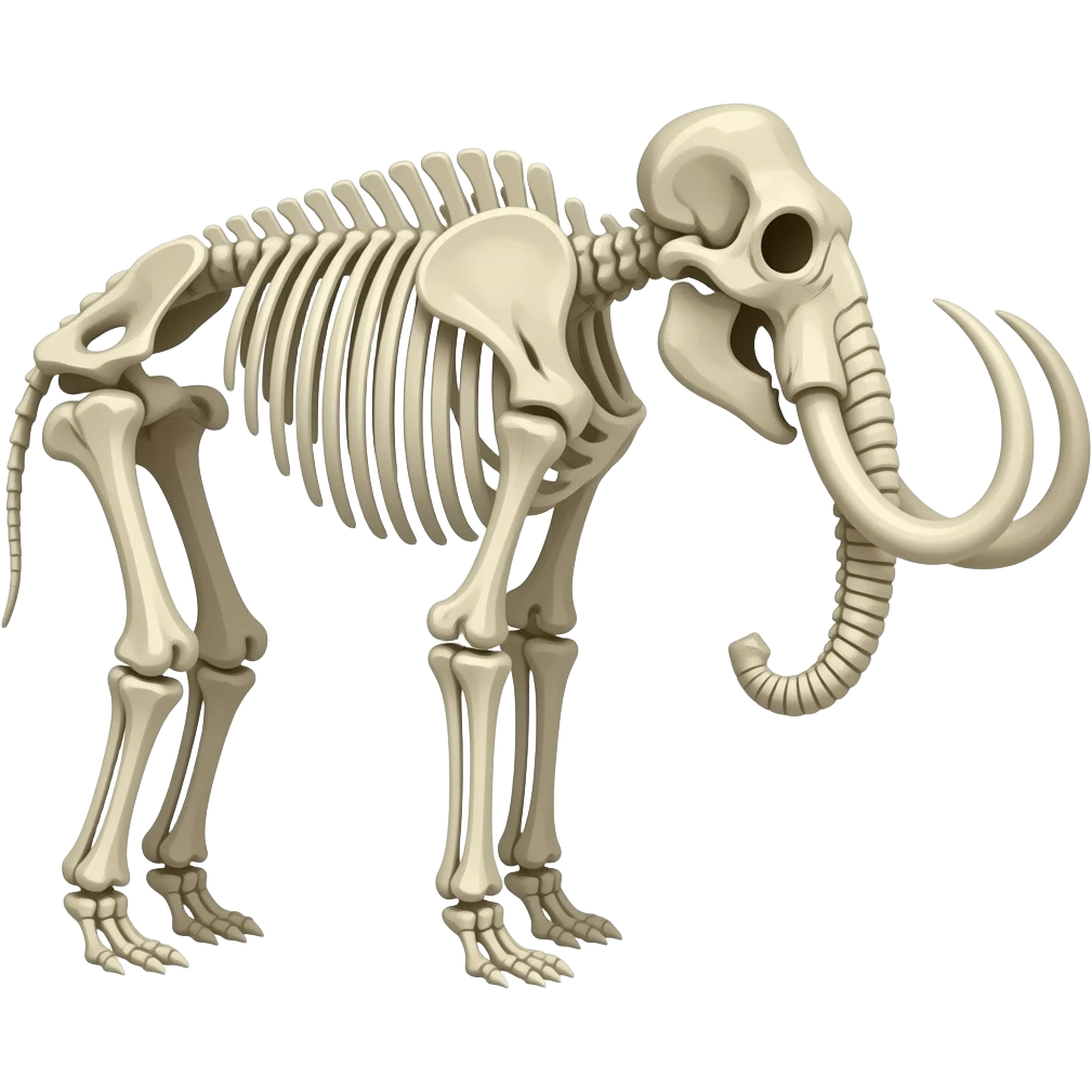 🦣skeleton emoji