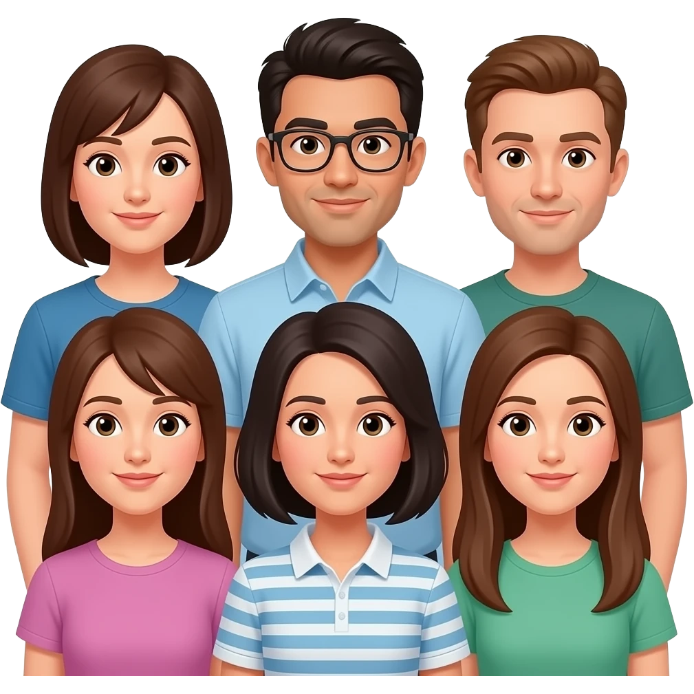 The six emoji