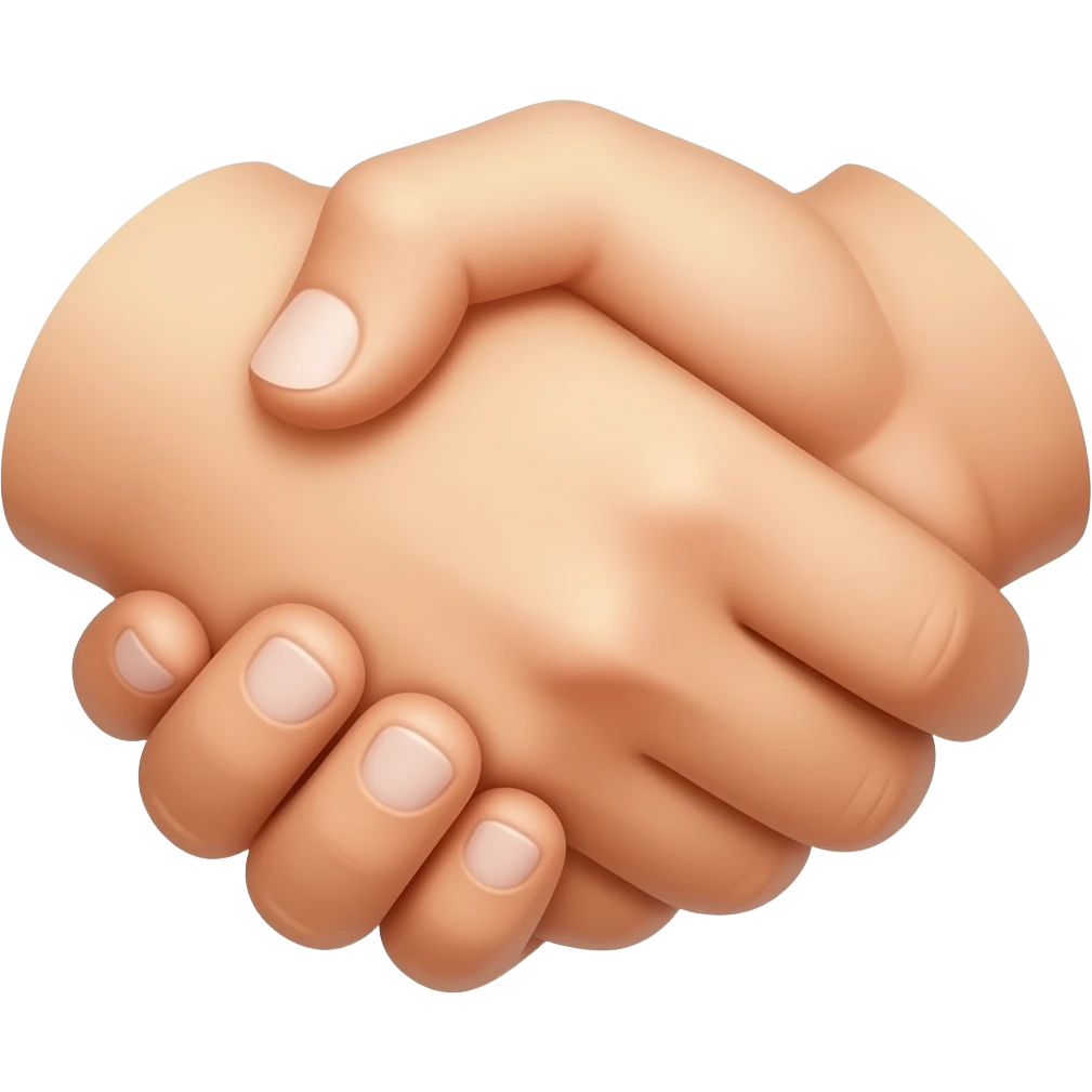 2 hands squeezing together emoji