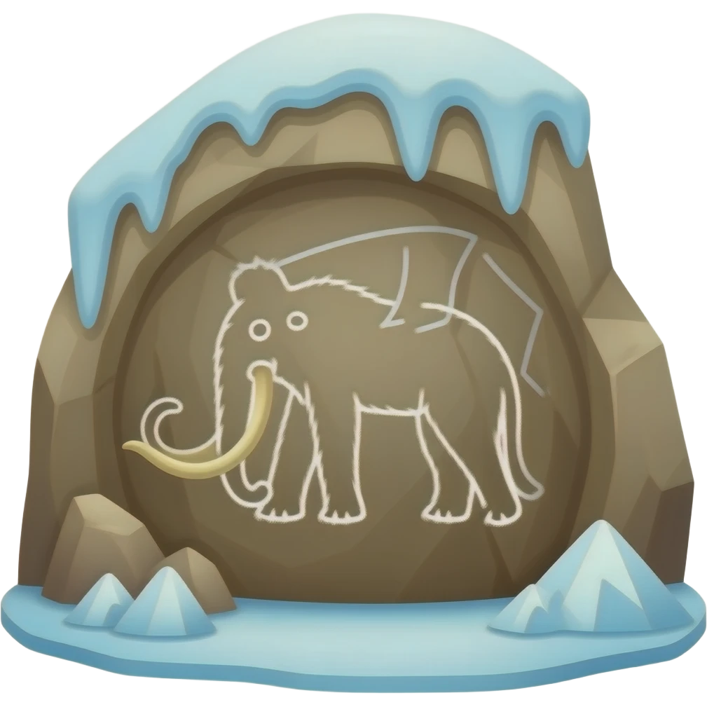 cave painting ice age emoji