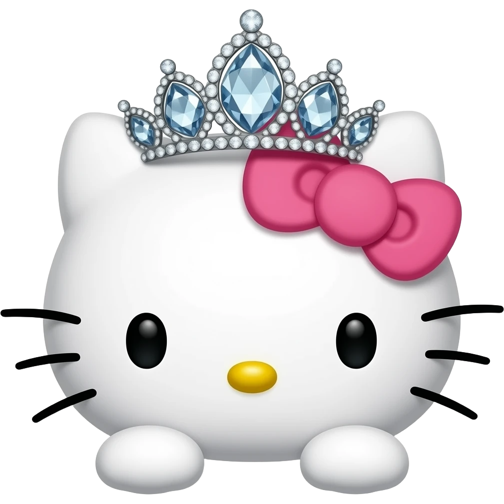 hello kitty diamonds emoji