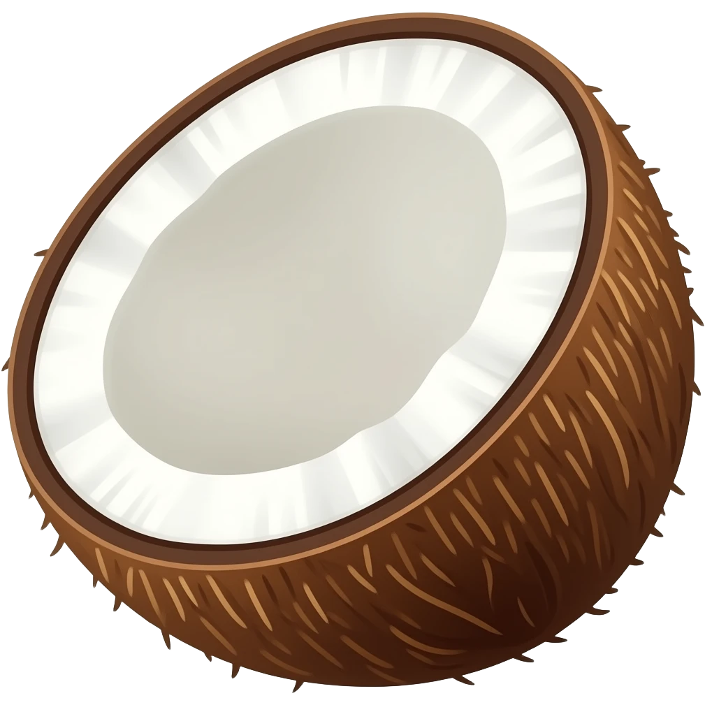Coconut emoji