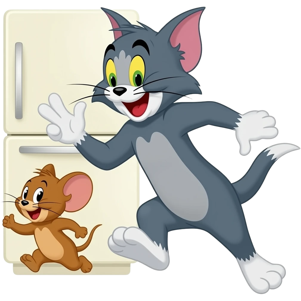 Tom & Jerry GIF emoji
