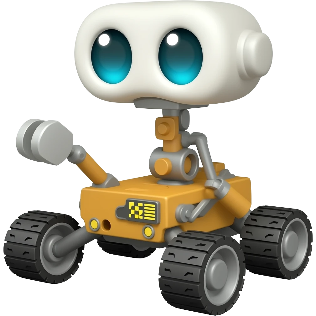 A cute rover emoji