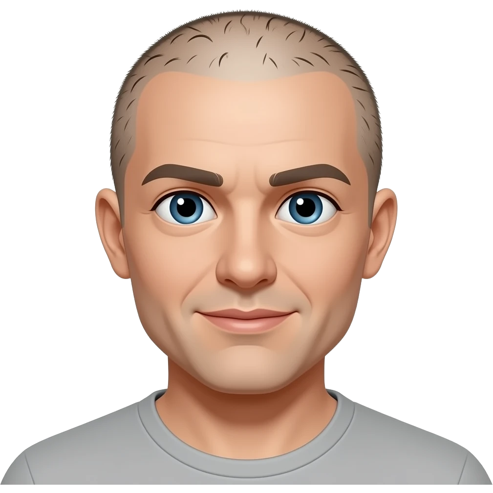 My hair is falling out. I'm going bald. emoji