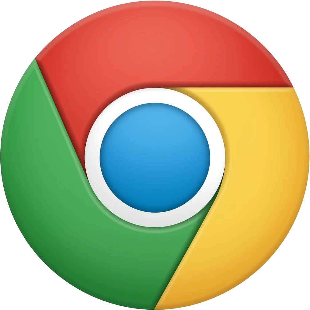 create me GOOGLE CHROME logo emoji