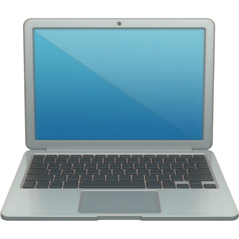 blue macbook emoji