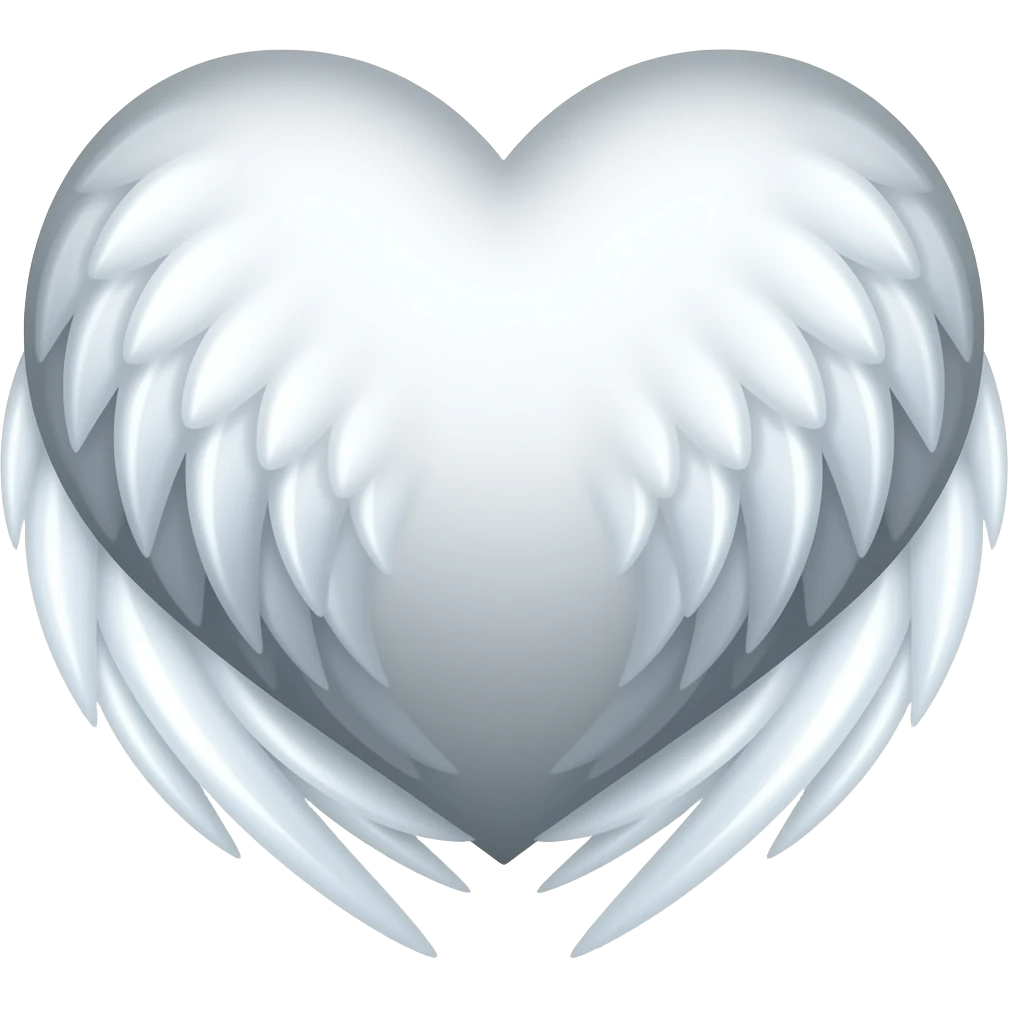 heart wing emoji