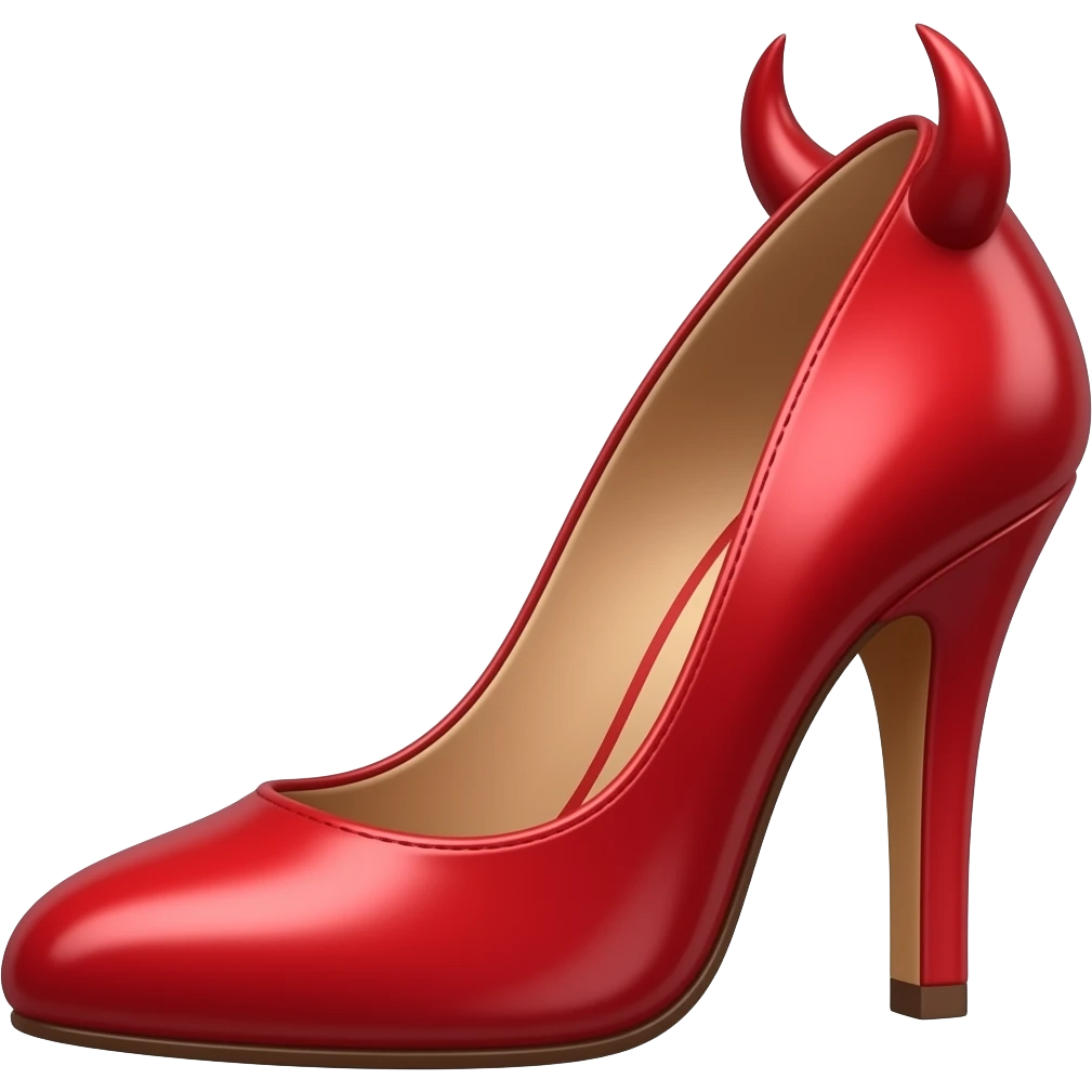 devil heel emoji