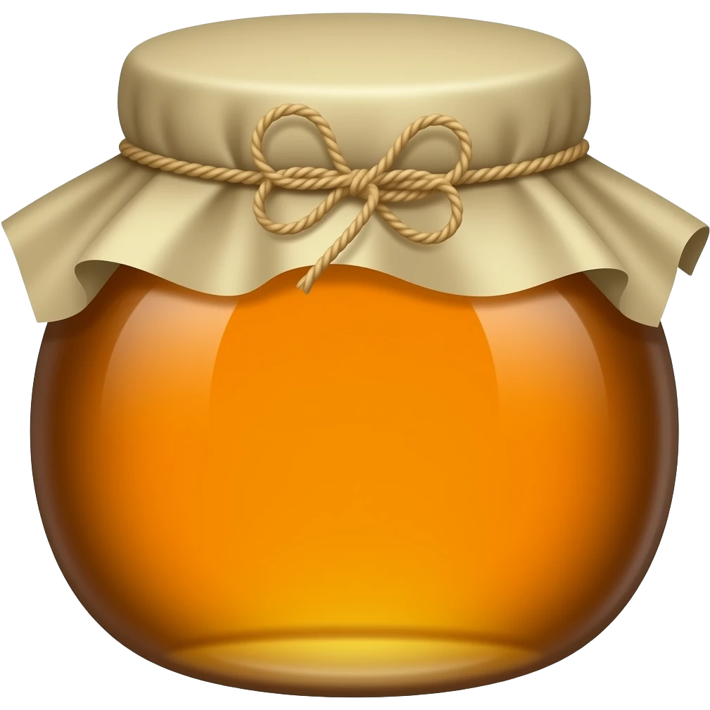 Jar without honey emoji