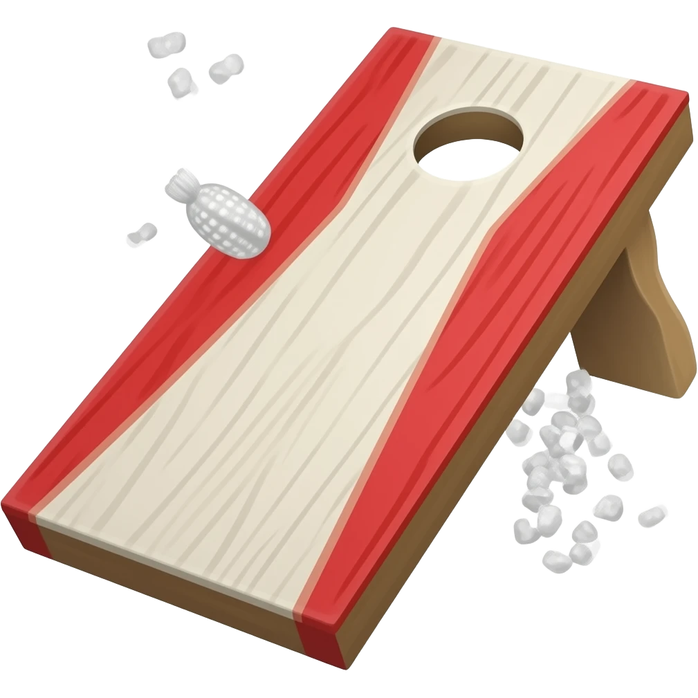Cornhole emoji
