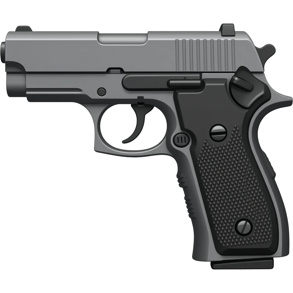 Pistolet à l’endroit emoji