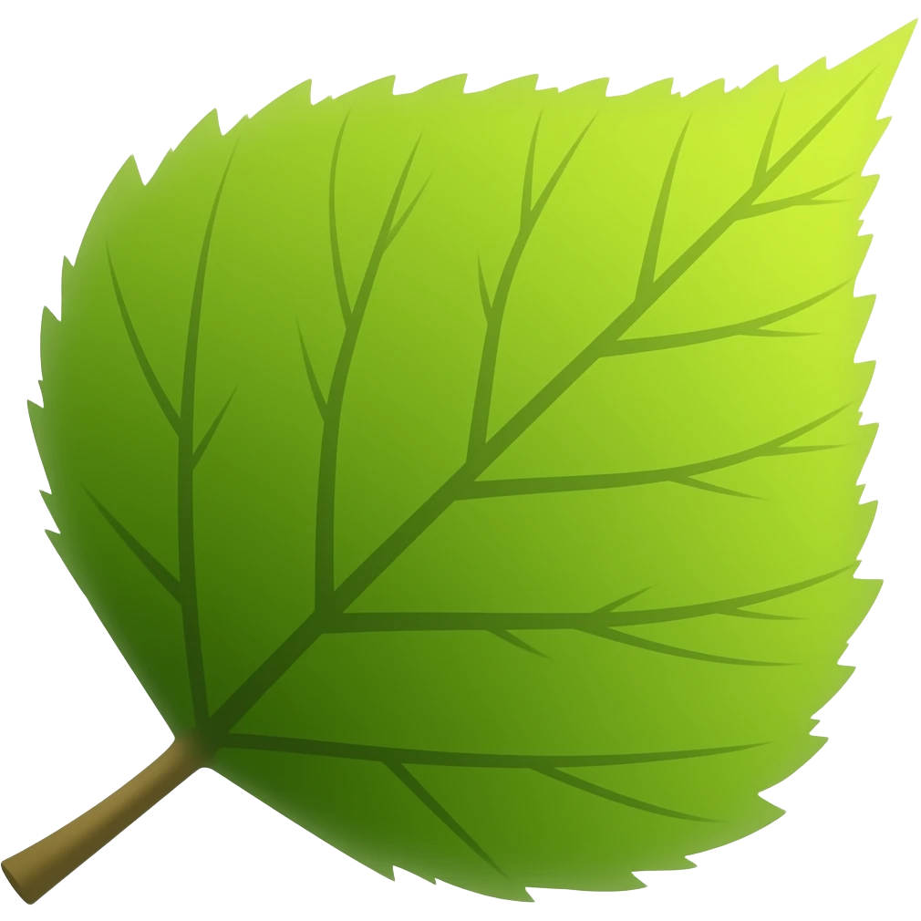 birch leaf emoji