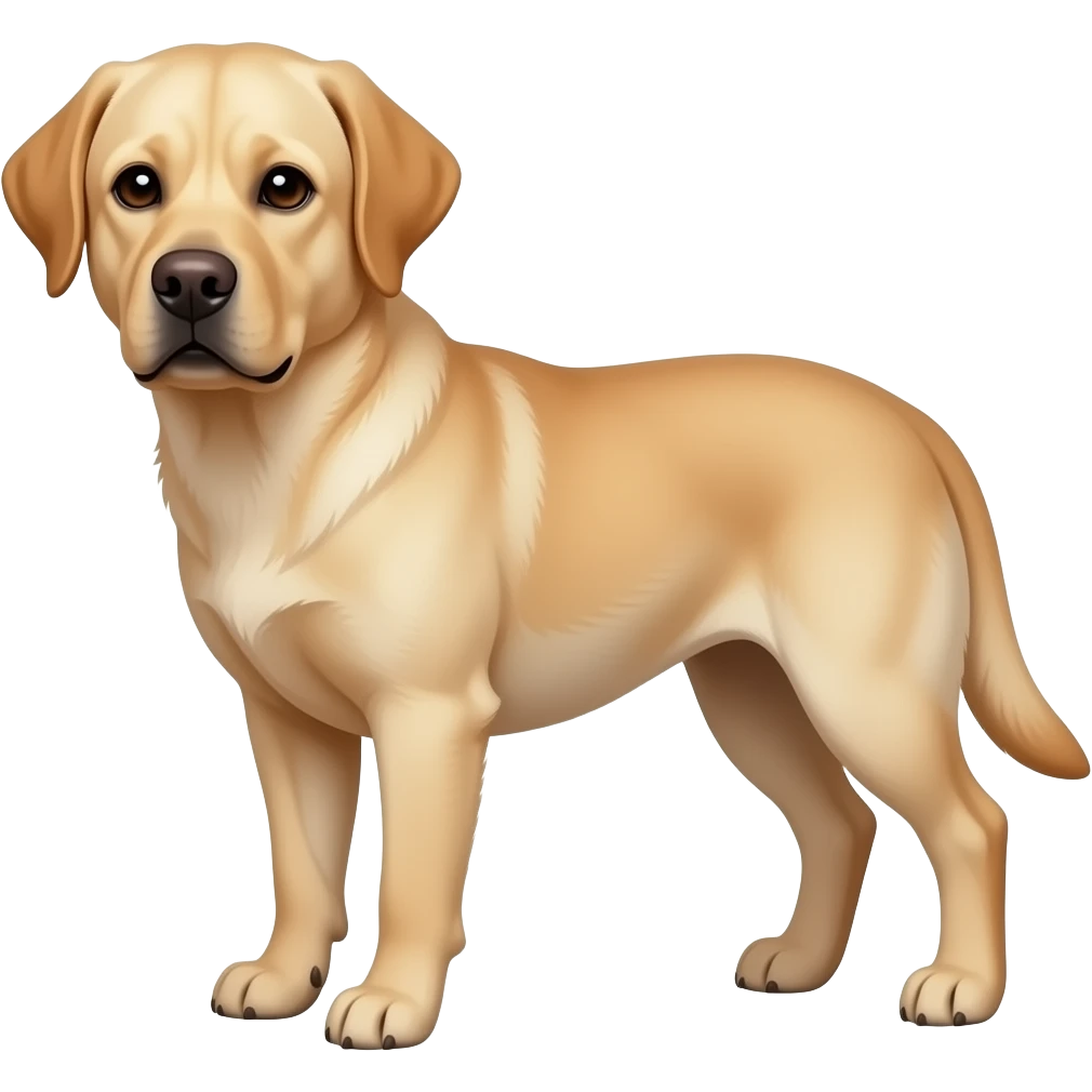 Lab dog emoji
