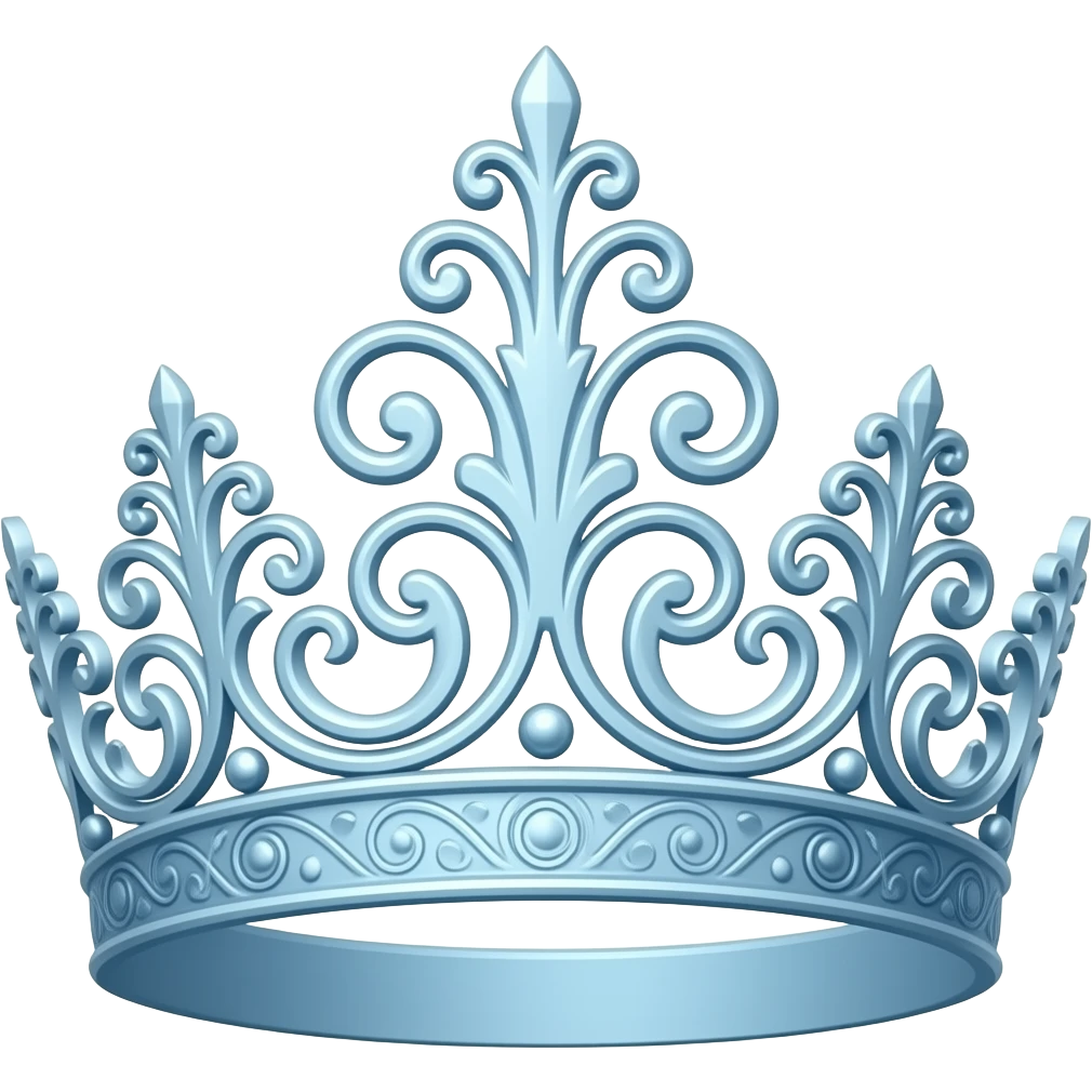 Cinderella's Blue Crown emoji