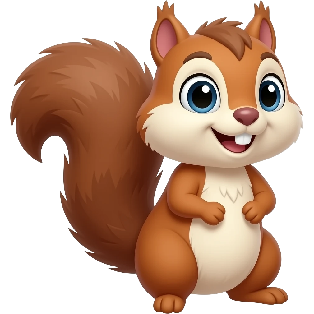 a Chipmunk character emoji