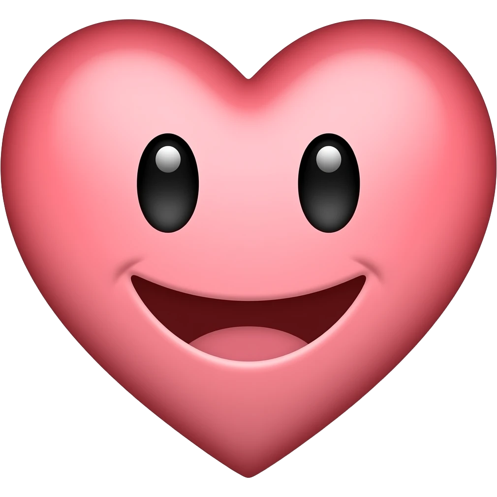 herz mit lächelndem gesicht emoji