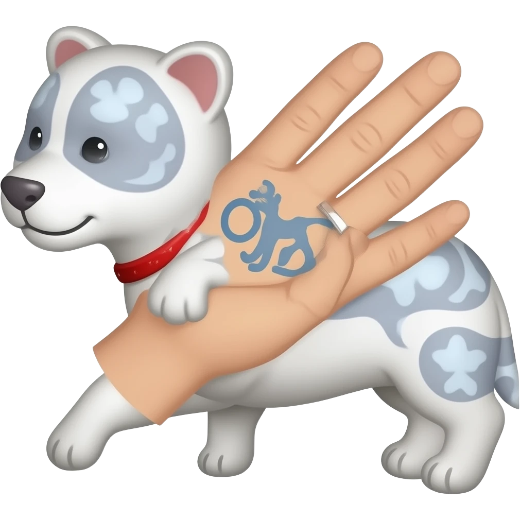 Temporary tattoo emoji