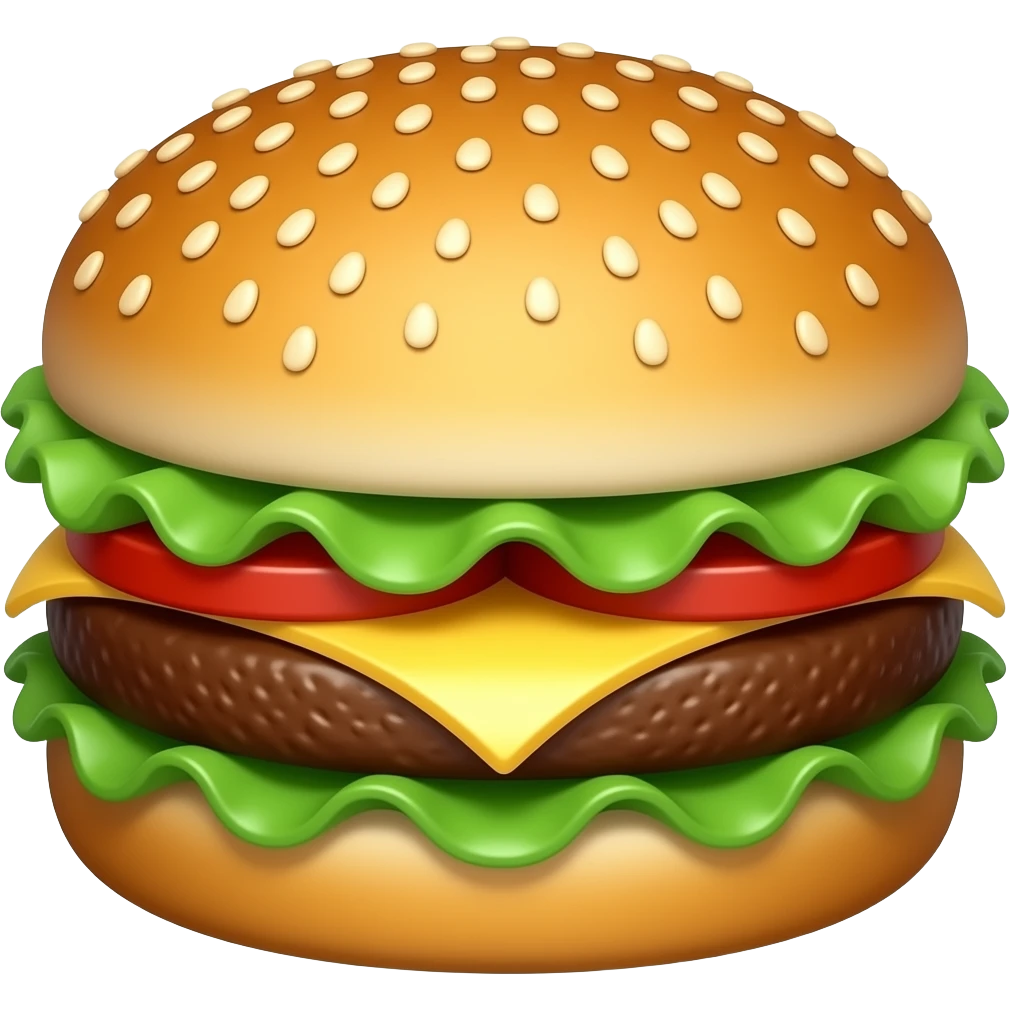 a golden burgur emoji