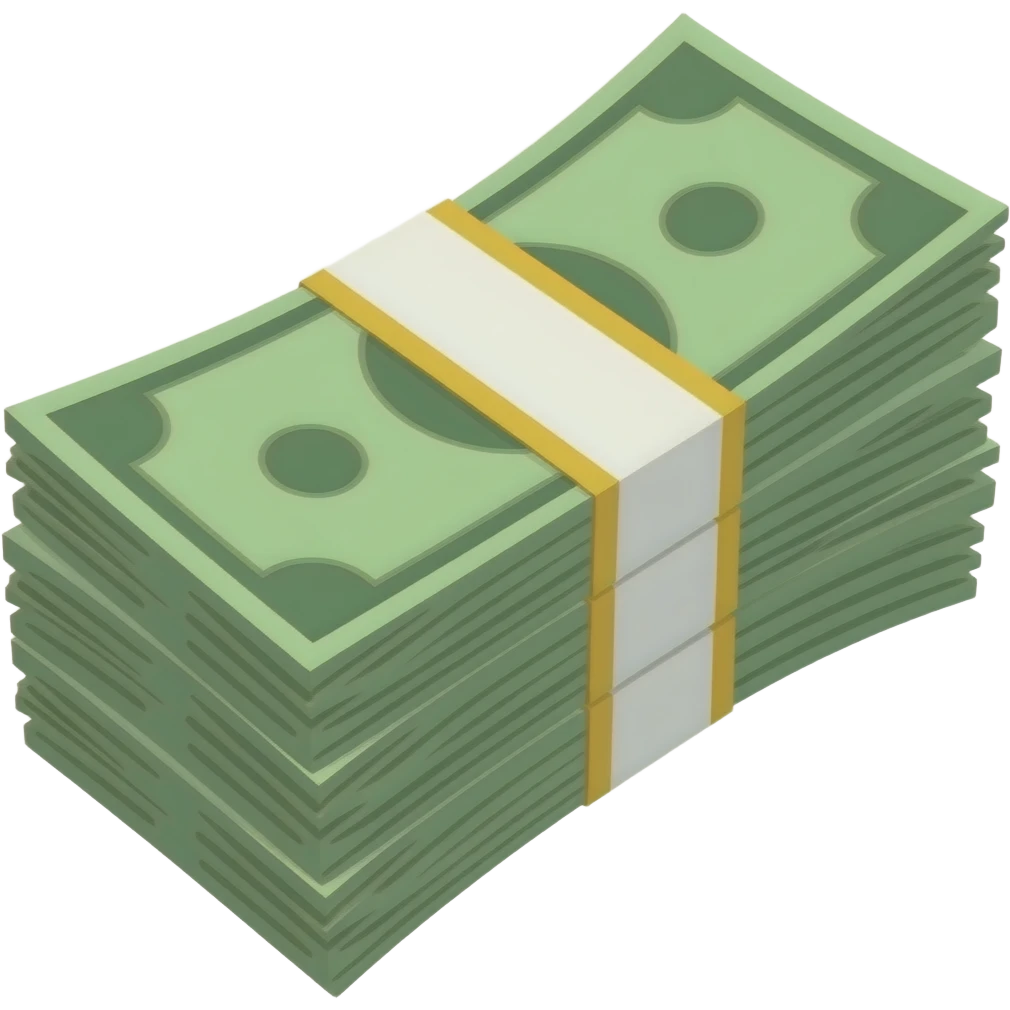 money emoji | AI Emoji Generator