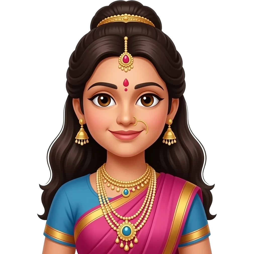 Similar posed lakshmi ji emoji