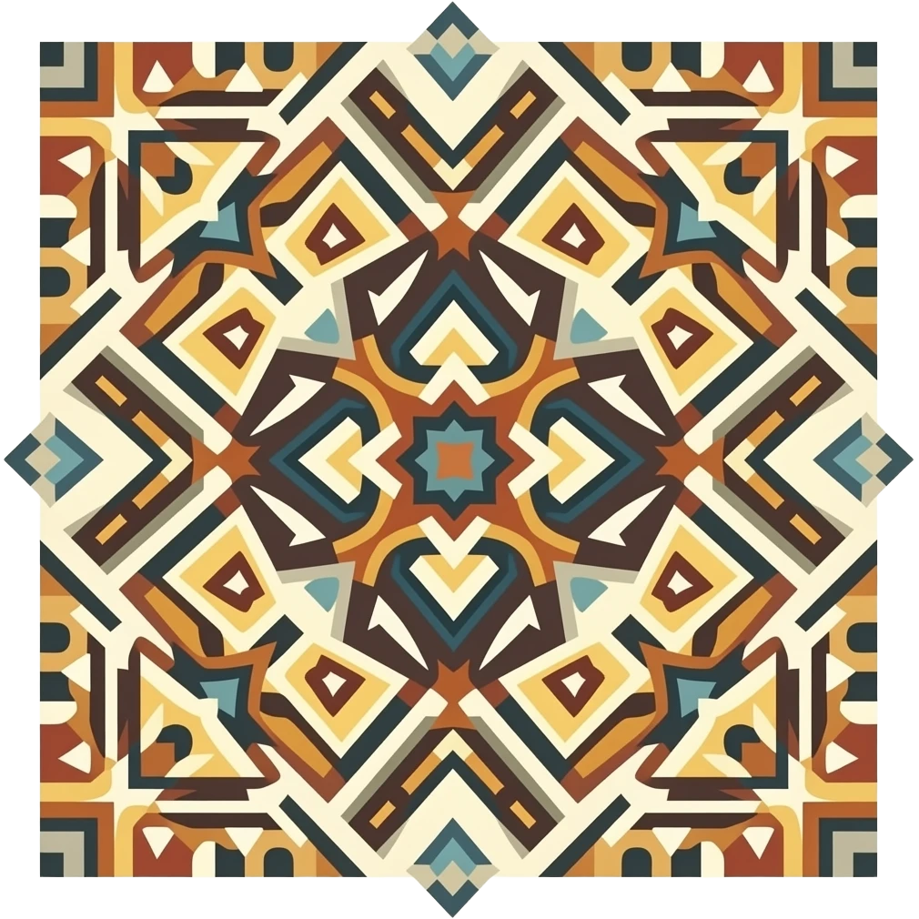 Native pattern background emoji