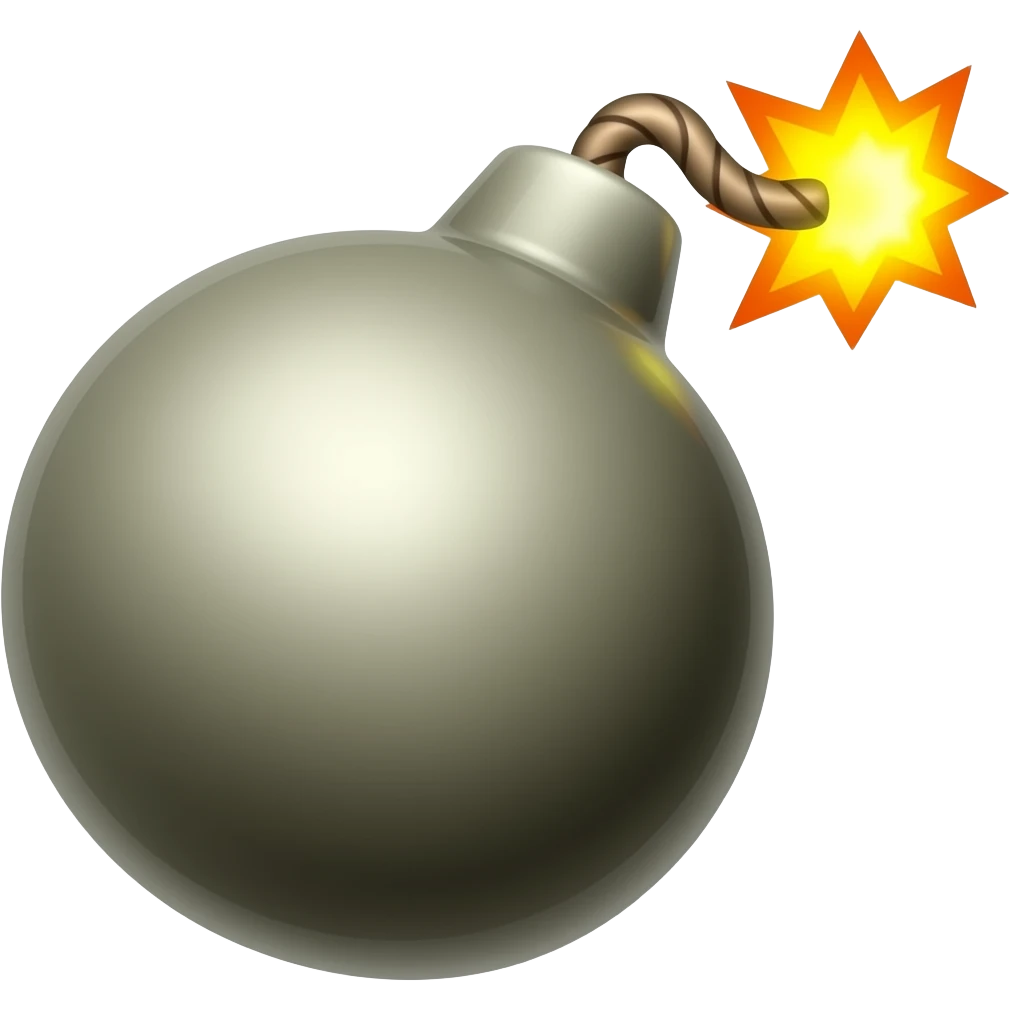 bomb emoji