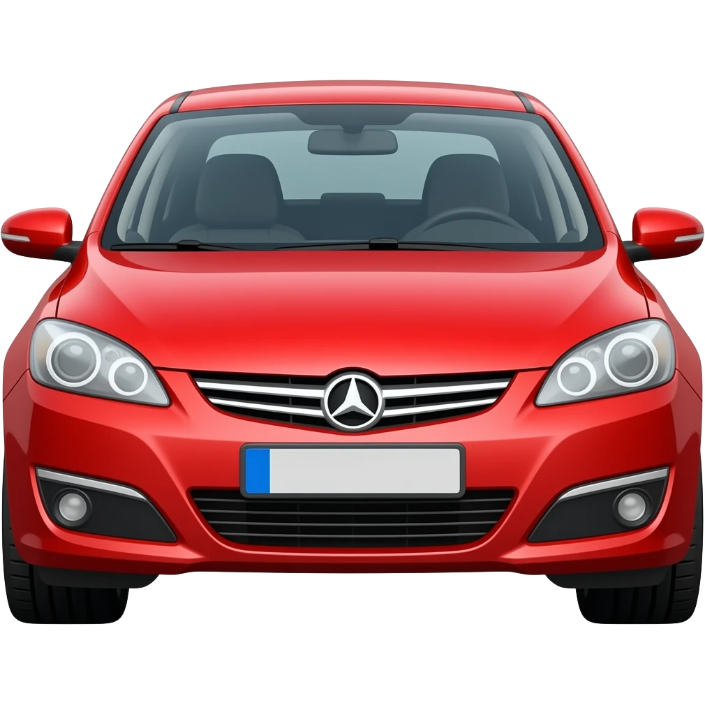 Car red emoji