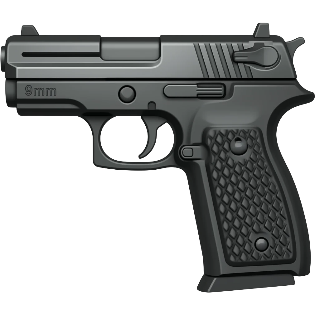Make the sig saur 9mm pistol emoji say 9mm not 5mm emoji