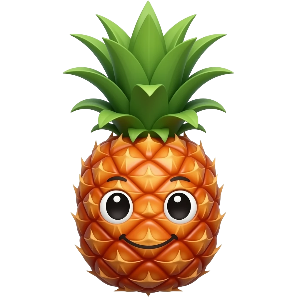 Red pineapple emoji