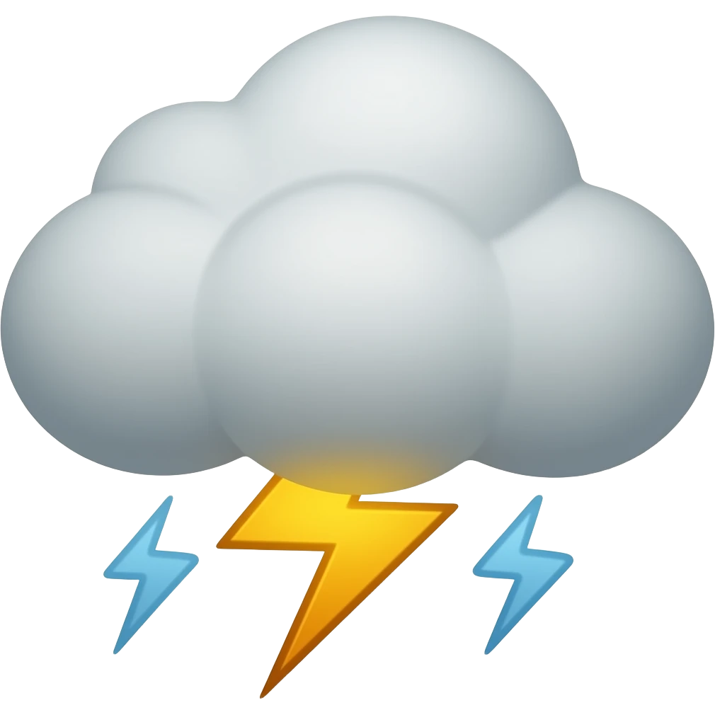 thunder emoji