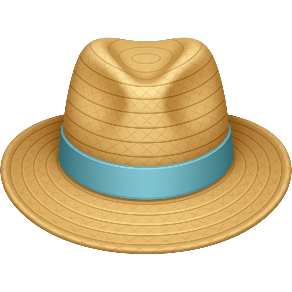 Chapeau de paille emoji