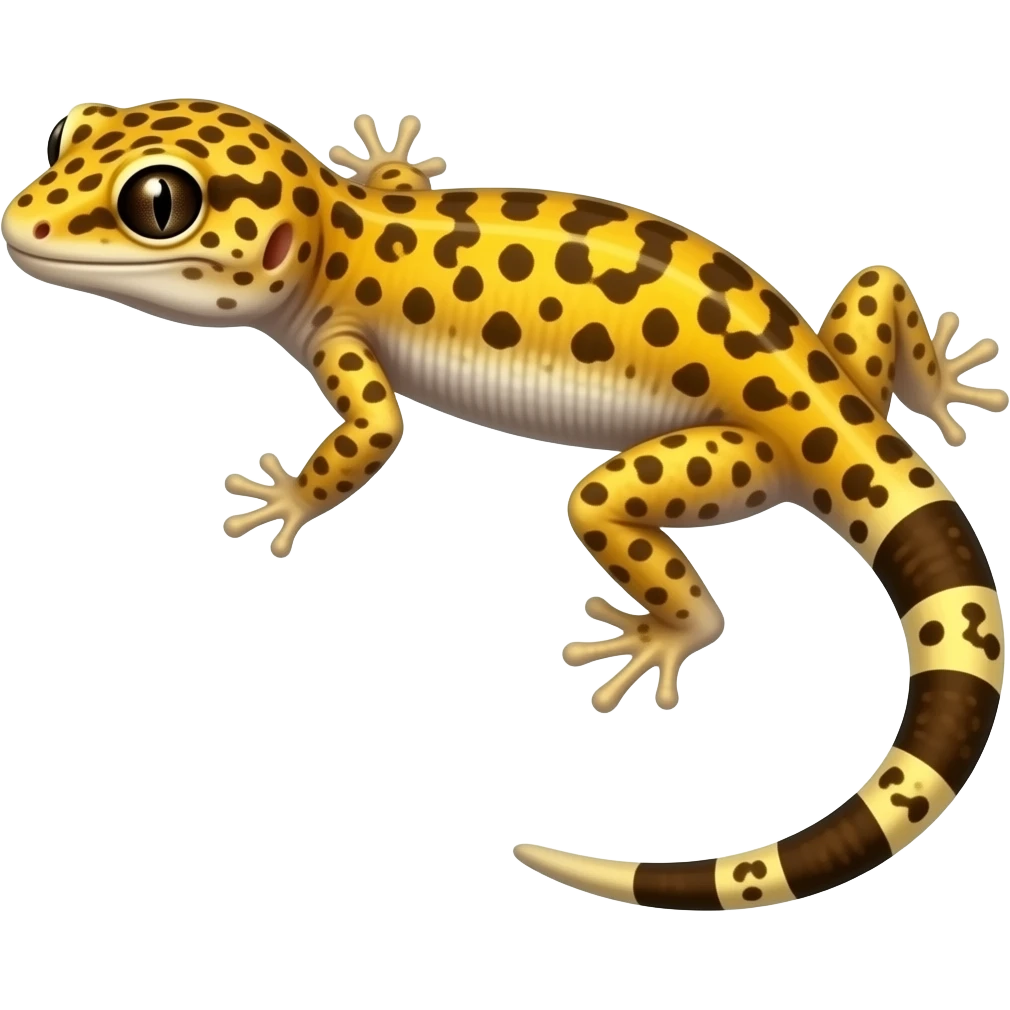 Gecko leopard emoji