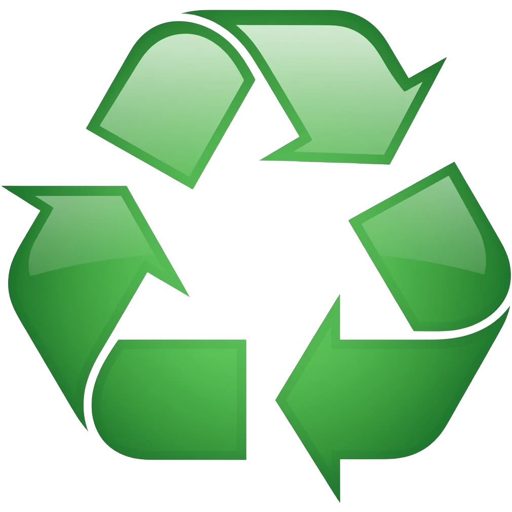 recycle sign emoji