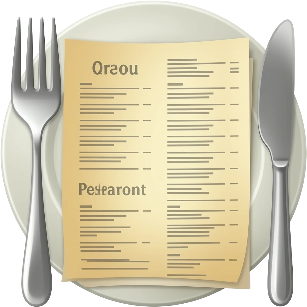 menu emoji