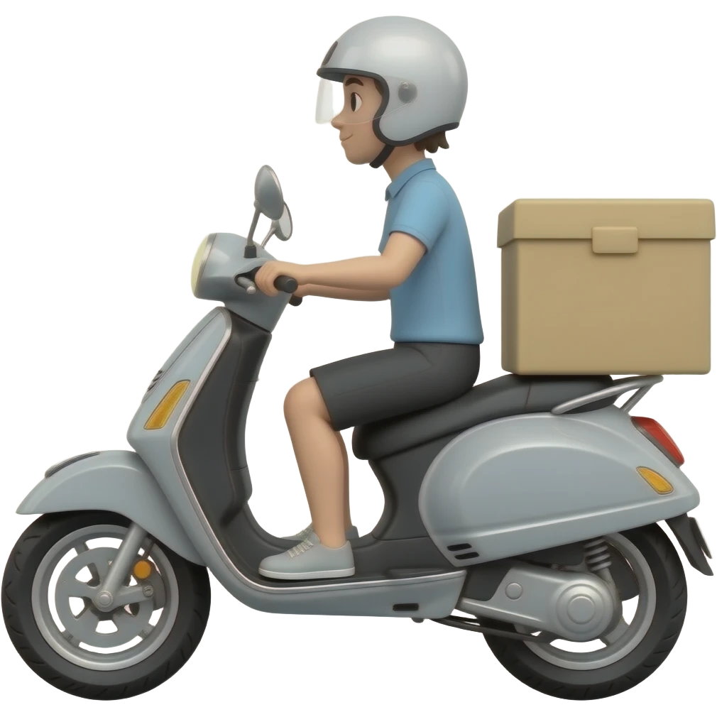 delivey moto (Top image view) emoji