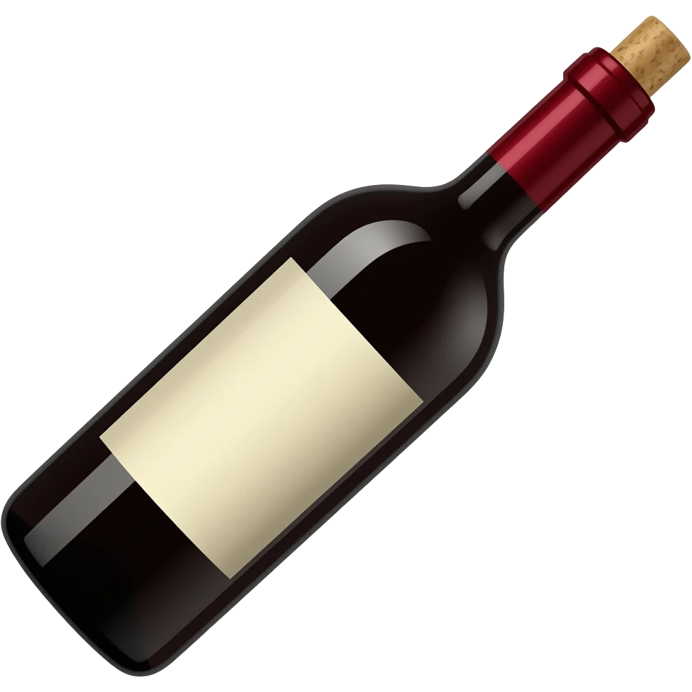 wine popped emoji
