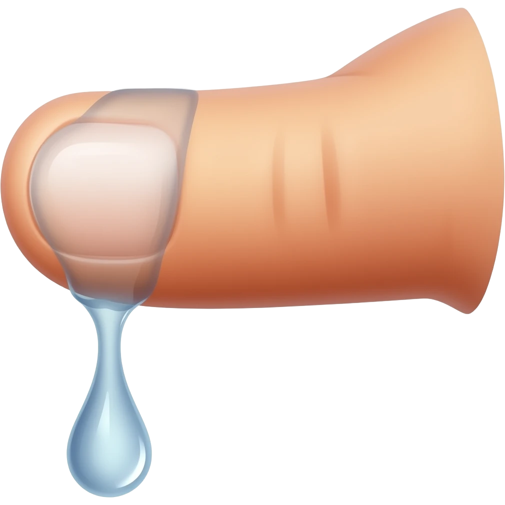 Dripping finger emoji