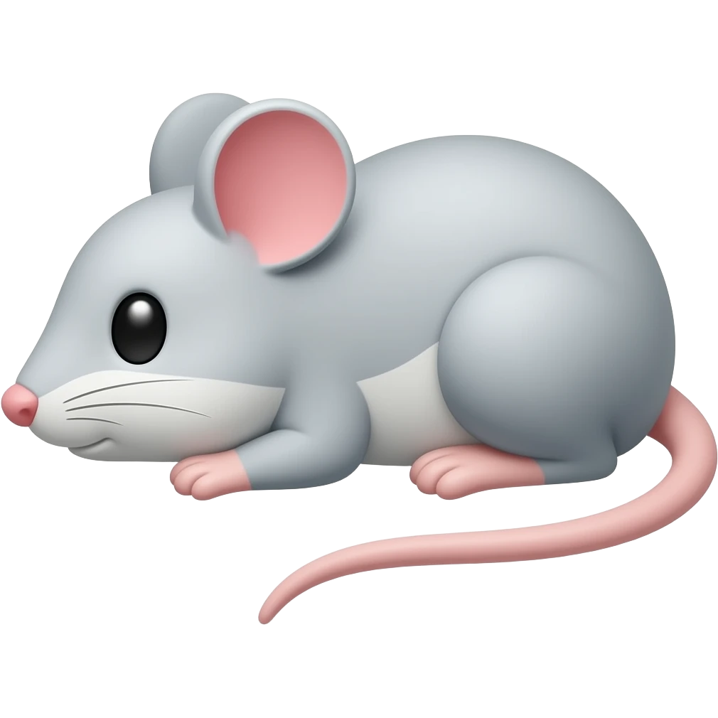 laying mouse emoji