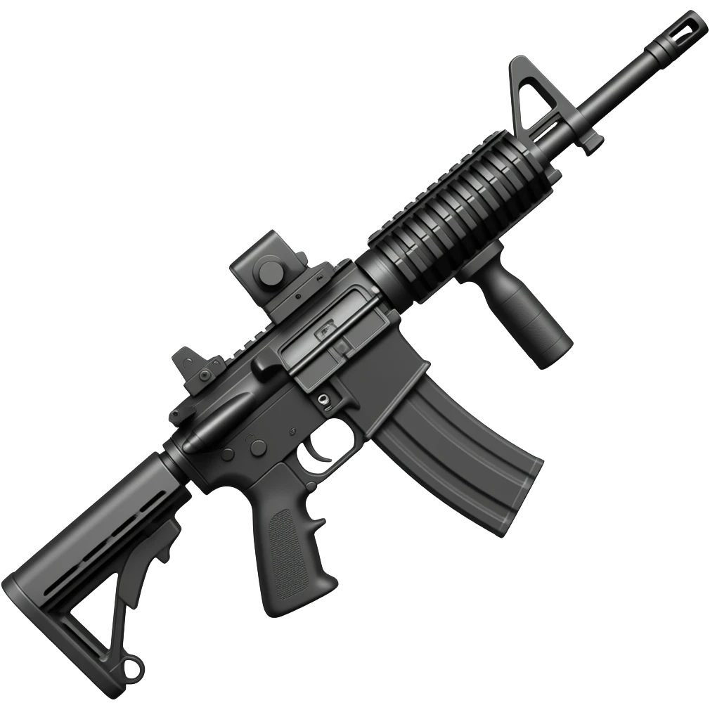 assault rifle emoji