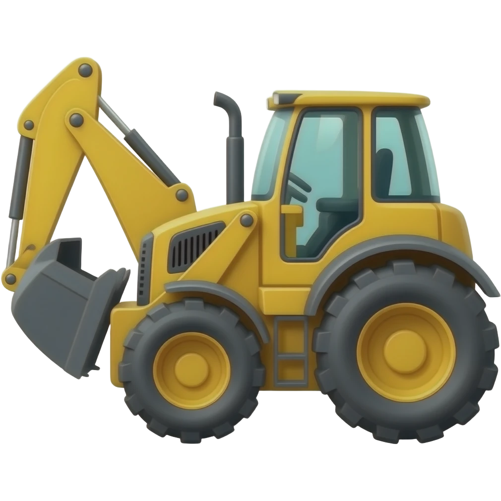 Bulldozer emoji